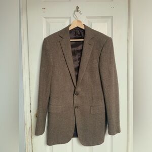 Ralph Lauren Wool Blend Herringbone Blazer